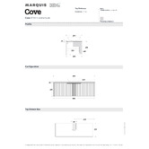 Marquis Cove 900mm Wall Hung Single Vanity