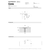 Marquis Cove 750mm Wall Hung Single Vanity