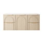 Marquis Arco 1200mm Wall Hung Single Vanity with Solid Surface Countertop