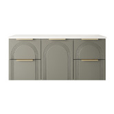 Marquis Arco 1200mm Wall Hung Single Vanity with Solid Surface Countertop