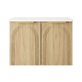 Marquis Arco 750mm Wall Hung Single Vanity with Solid Surface Countertop