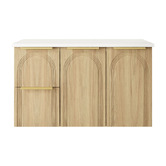 Marquis Arco 900mm Wall Hung Single Vanity with Solid Surface Countertop