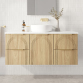 Marquis Arco 1200mm Wall Hung Single Vanity with Solid Surface Countertop
