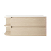 Marquis Avion 1200mm Wall Hung Single Vanity with Solid Surface Countertop