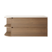 Marquis Avion 1200mm Wall Hung Single Vanity with Solid Surface Countertop