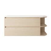 Marquis Avion 1200mm Wall Hung Single Vanity with Solid Surface Countertop