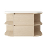 Marquis Avion 900mm Wall Hung Single Vanity with Solid Surface Countertop