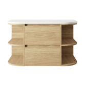 Marquis Avion 900mm Wall Hung Single Vanity with Solid Surface Countertop