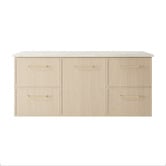 Marquis Hamilton 1200mm Wall Hung Single Vanity with Solid Surface Countertop