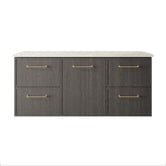 Marquis Hamilton 1200mm Wall Hung Single Vanity with Solid Surface Countertop
