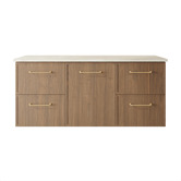 Marquis Hamilton 1200mm Wall Hung Single Vanity with Solid Surface Countertop