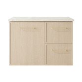 Marquis Hamilton 750mm Wall Hung Single Vanity with Solid Surface Countertop