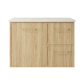 Marquis Hamilton 750mm Wall Hung Single Vanity with Solid Surface Countertop