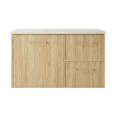 Marquis Hamilton 900mm Wall Hung Single Vanity with Solid Surface Countertop
