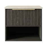 Marquis Merewether 600mm Wall Hung Single Vanity with Solid Surface Countertop