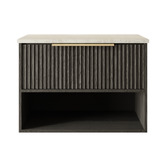 Marquis Merewether 750mm Wall Hung Single Vanity with Solid Surface Countertop