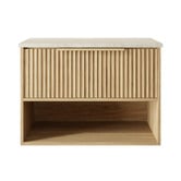 Marquis Merewether 750mm Wall Hung Single Vanity with Solid Surface Countertop