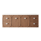 Marquis Port 1500mm Wall Hung Double Vanity  with Solid Surface Countertop