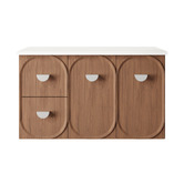 Marquis Port 900mm Wall Hung Single Vanity with Solid Surface Countertop