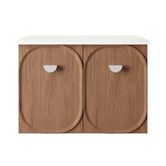 Marquis Port 750mm Wall Hung Single Vanity with Solid Surface Countertop