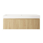 Marquis Sanremo 1200mm Wall Hung Single Vanity with Polymarble Countertop