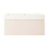 Marquis Sanremo 900mm Wall Hung Single Vanity with Polymarble Countertop
