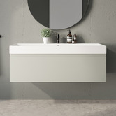 Marquis Sanremo 1200mm Wall Hung Single Vanity with Polymarble Countertop