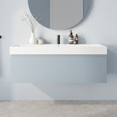 Marquis Sanremo 1200mm Wall Hung Single Vanity with Polymarble Countertop