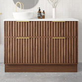 Marquis Salamander 1200mm Freestanding Single Vanity with Solid Surface Countertop
