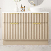 Marquis Salamander 1200mm Freestanding Single Vanity with Solid Surface Countertop