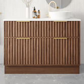 Marquis Salamander 1200mm Freestanding Single Vanity with Solid Surface Countertop
