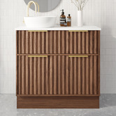Marquis Salamander 900mm Freestanding Single Vanity with Solid Surface Countertop