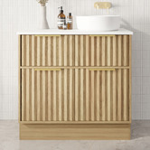 Marquis Salamander 900mm Freestanding Single Vanity with Solid Surface Countertop