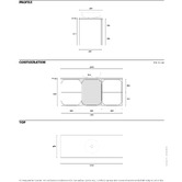 Marquis Port 1200mm Wall Hung Single Vanity with Solid Surface Countertop