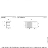 Marquis Hamilton 900mm Wall Hung Single Vanity with Solid Surface Countertop