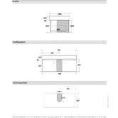 Marquis Sanremo 750mm Wall Hung Single Vanity with Polymarble Countertop