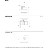 Marquis Merewether 600mm Wall Hung Single Vanity with Solid Surface Countertop