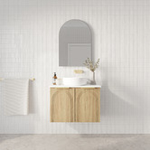 Marquis Arco 750mm Wall Hung Single Vanity with Solid Surface Countertop