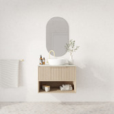 Marquis Merewether 750mm Wall Hung Single Vanity with Solid Surface Countertop
