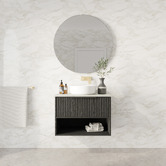 Marquis Merewether 750mm Wall Hung Single Vanity with Solid Surface Countertop