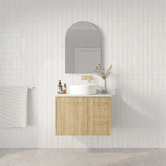 Marquis Hamilton 750mm Wall Hung Single Vanity with Solid Surface Countertop