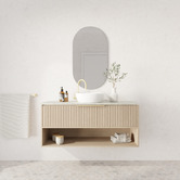 Marquis Merewether 1200mm Wall Hung Single Vanity with Solid Surface Countertop