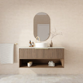 Marquis Merewether 1200mm Wall Hung Single Vanity with Solid Surface Countertop