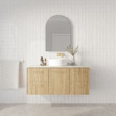 Marquis Hamilton 1200mm Wall Hung Single Vanity with Solid Surface Countertop
