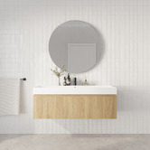 Marquis Sanremo 1200mm Wall Hung Single Vanity with Polymarble Countertop