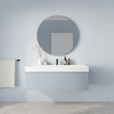 Marquis Sanremo 1200mm Wall Hung Single Vanity with Polymarble Countertop