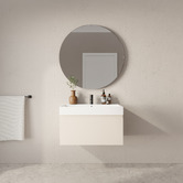Marquis Sanremo 750mm Wall Hung Single Vanity with Polymarble Countertop