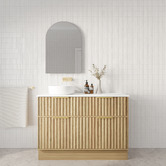 Marquis Salamander 1200mm Freestanding Single Vanity with Solid Surface Countertop