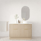 Marquis Salamander 1200mm Freestanding Single Vanity with Solid Surface Countertop