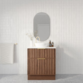 Marquis Salamander 750mm Freestanding Single Vanity with Solid Surface Countertop